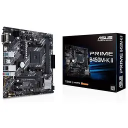Материнська плата Asus (PRIME B450M-K II) - мініатюра 2