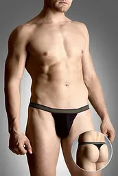 Труси-стрінги чоловічі Softline Thongs 4496 XL чорний - мініатюра 2