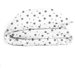 Підковдра дитяча Cosas Big Grey Star 110х140 см (StarBigGrey_White_140q) - мініатюра 3
