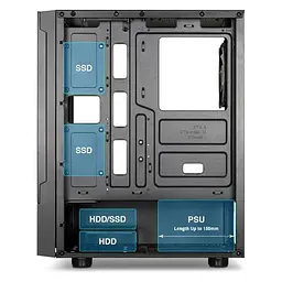 Корпус GAMDIAS TALOS E3 MESH (4712960137110) Без БП - мініатюра 4