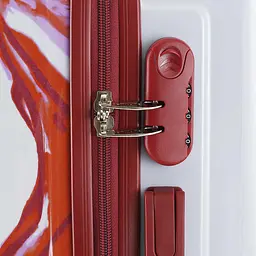 Валіза Semi Line 20" S White/Red Print (T5654-1) - мініатюра 6