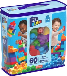 Конструктор Mega Bloks классический в сумке, 60 деталей (DCH55)