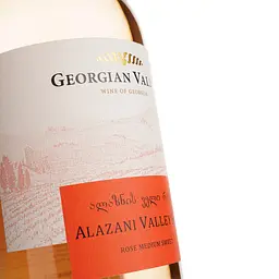 Вино Georgian Valleys Alazani Valley Rose Medium Sweet, рожеве, напівсолодке, 0,75 л - мініатюра 3
