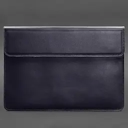 Шкіряний чохол-конверт BlankNote на магнітах для MacBook Pro 16" Темно-синій - мініатюра 4