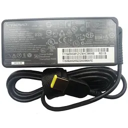 Блок живлення до ноутбуку Lenovo 65W 20V 3.25А разъем прямоугольный (pin inside) (PA-1900-081 / A40132) - мініатюра 1
