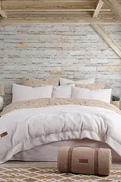 Постільна білизна Sherwood Ecru (Фланель + Шерпа) Istanbul pbe0051508