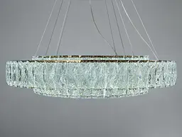 Люстра LED Diasha 575/600+420G золото 105 Вт пульт - мініатюра 3