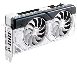 Відеокарта ASUS RTX 4070 SUPER 12GB DUAL WHITE (DUAL-RTX4070S-12G-WHITE) (GDDR6X, 192 bit, PCI-E v4.0) Б/в - мініатюра 3
