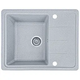 Мийка кухонна Valetti 28N гранітна 620x500 мм сіра - мініатюра 4