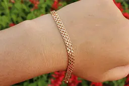 Браслет Xuping Jewelry бісмарк 19 см 6 мм золотистий - мініатюра 2