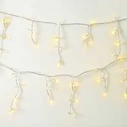 Електрогірлянда Yes! Fun Бахрома 84 LED статична конектор 2 м тепло-біла (974846) - мініатюра 3