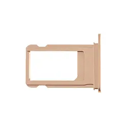 Роз'єм Sim-карти для Apple iPhone 7 Plus золотистий - мініатюра 2