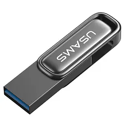 Флеш-накопичувач Usams US-ZB334 USB 3.0 Zinc Alloy Rotating – 256GB Tarnish - мініатюра 4