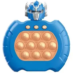 Електронна приставка Pop It консоль Quick Push Puzzle Game Fast антистрес іграшка Transformer blue