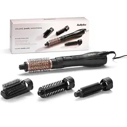 Фен-щітка Babyliss Smooth Finish 1200 Вт чорний (AS122E) - мініатюра 3