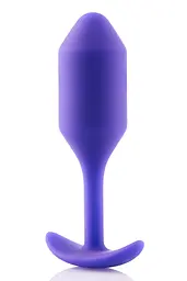 Анальна пробка B-Vibe Snug Plug 2, 10.5 см (фіолетовий) - мініатюра 2