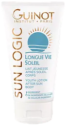 Лосьйон для тіла для молодої шкіри після засмаги Longue Vie Soleil Youth Lotion After Sun Body Guinot 150 мл - мініатюра 2