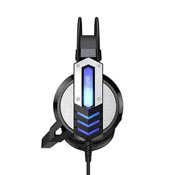 Дротові навушники Borofone gaming Fun LED Hi-Res BO100, USB, 3.5mm, 2.4m, black - мініатюра 2