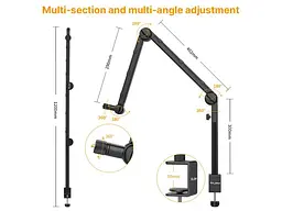 Штатив Ulanzi Vijim microphone boom arm (UV-2806 LS24) - мініатюра 6