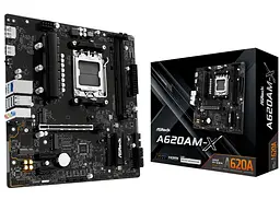 Материнська плата AsRock A620AM-X (A620AM-X) (Socket AM5, AMD A620A, Micro-ATX) - мініатюра 5