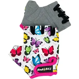 Велорукавиці дитячі Bimbo Bike Kids метелики 8-10 років розмір L (90962/2-IS) - мініатюра 2