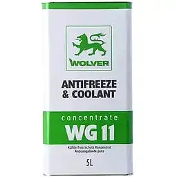 Антифриз WOLVER Antifreeze Concentrate G11 концентрат -80 ° C зелений 5л - мініатюра 2