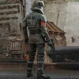 Фігурка Mandalorian Transport Trooper - Scale 1/6 (Мандалорець) 38,1 см - мініатюра 3