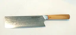 Ніж кухонний-сокир 17 см Damascus DK-OK 4005 AUS-10 дамаська сталь 67 шарів - мініатюра 5