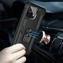 Панель BeCover Military для Xiaomi Mi 11 Lite / Mi 11 Lite 5G / 11 Lite 5G NE Black (706642) - мініатюра 3