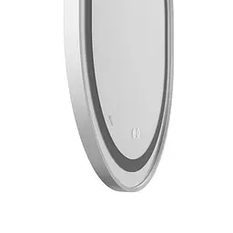 Дзеркало Mixxus Premium Ellipse MV05-80x70-Reverse white MP6645, Білий - мініатюра 2
