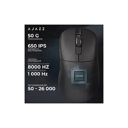 Мишка Ajazz AJ179PRO Wireless/Bluetooth/USB Charging Dock Black (AJ179-PRO-B) - мініатюра 11