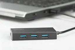 Разветвитель-хаб USB 3.0 Digitus DA-70240-1 Hub, 4-port - мініатюра 3