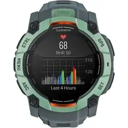Смарт-годинник Garmin Instinct 3 50mm AMOLED Neo Tropic with Twilight Band (010-03020-01) - мініатюра 4