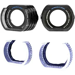 LED Маска Ангельські очі 2.5" D64 12V 6000K BMW Білий Світло R6-L 2 шт.
