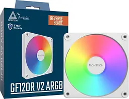 Вентилятор Montech GF120R V2 ARGB White