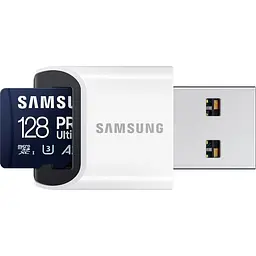 Карта пам'яті MICRO SDXC 128GB W/READER MB-MY128SB/WW SAMSUNG - мініатюра 2