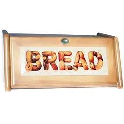 Хлібниця дерев'яна Mazhura Bread 40.5x27.5x18 см коричнева (mz462195)