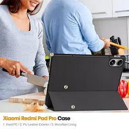 Чохол для Xiaomi Redmi Pad Pro 12.1 HardCase Чорний - мініатюра 7