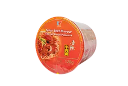 Локшина швидкого приготування Kailo Spicy Beef Flavour з яловичиною гостра 120 г - мініатюра 2