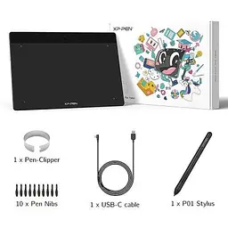 Графічний планшет XP-Pen Deco Fun Black (Deco Fun XS_BK) - мініатюра 3