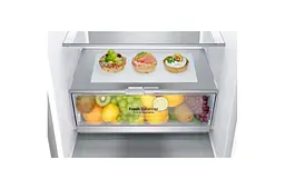 Холодильник із нижньою морозильною камерою LG GW-B509SAUM сталевий (GW-B509SAUM) - мініатюра 4