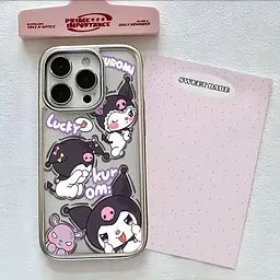 Силіконовий чохол Kuromi (Sanrio) для iPhone 14 Plus - мініатюра 3
