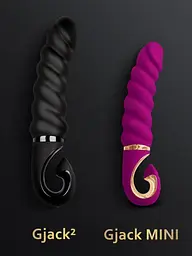 Вібратор Gvibe Gjack Mini Анатомічний кручений, 19х3.5 см - мініатюра 13