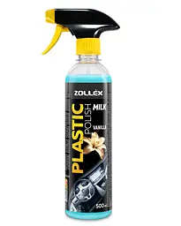Поліроль-молочко для пластику Zollex Plastic Polish Vanilla 500 мл 18091