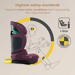 Автокрісло Kinderkraft Xpand 2 i-Size Cherry Pearl червоне KCXPAN02RED0000 (00-00305186) - мініатюра 8