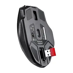 Миша бездротова Knight GM-885, Black, 2.4GHz / USB-С, оптична Defender teh0033413 - мініатюра 6