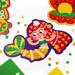 Набір для творчості Vladi Toys м'яка мозаїка Русалочка VT4511-07 - мініатюра 4