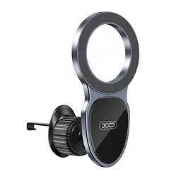 Автотримач XO C154 Round Drip Magnetic Air Vent Car Holder чорний - мініатюра 4