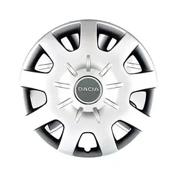 Ковпак колеса з емблемою Volkswagen SKS314 R15 сірий з логотипом на вибір 4 шт