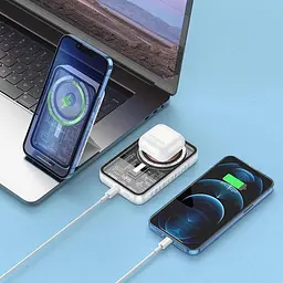 Портативна батарея Hoco Q10 5000 mAh White - мініатюра 4